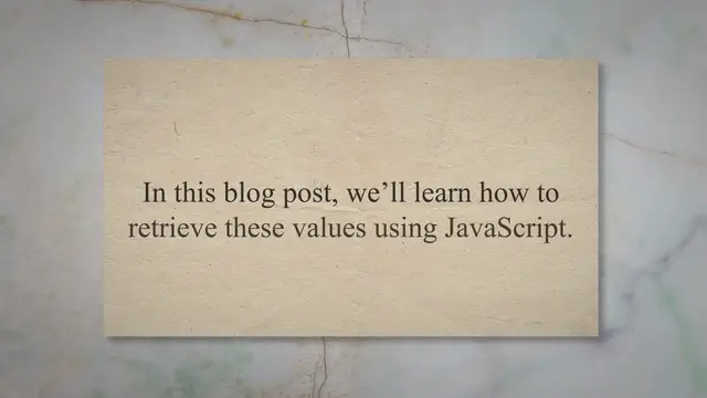 Video thumbnail for How To Query String In Javascript