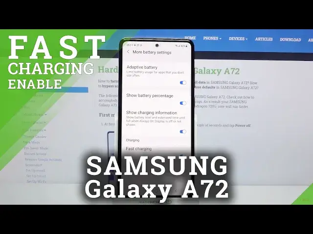 'Video thumbnail for How to Turn on Fast Charging on SAMSUNG Galaxy A72 – Fast Battery Power Supply'