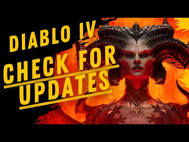 Video thumbnail for How To Check For Updates | Diablo IV