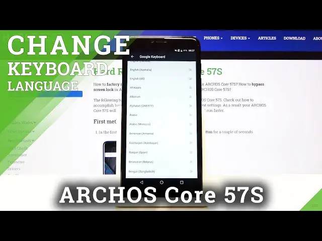 Video thumbnail for How to Change Keyboard Language on ARCHOS Core 57S – Keyboard Settings