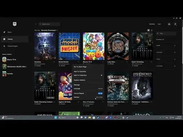 Video thumbnail for How To Check Games Total Playtime In Epic Games Launcher 2023 / 2024