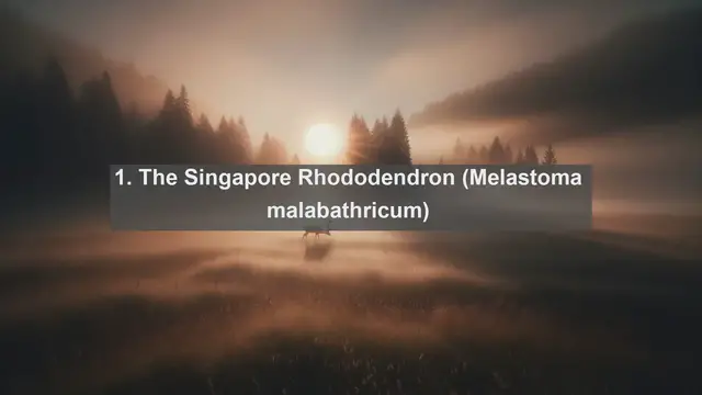 Video thumbnail for Discovering Singapore's Botanical Treasures: Top 10 Native Flora