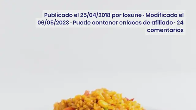 Video thumbnail for Arroz a la Jardinera