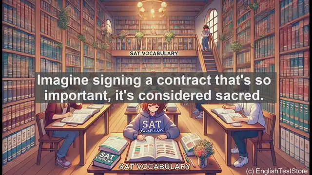 Video thumbnail for 5000 Must Know SAT Vocabulary - SAT Vocabulary: Understanding the Word 'Covenant'