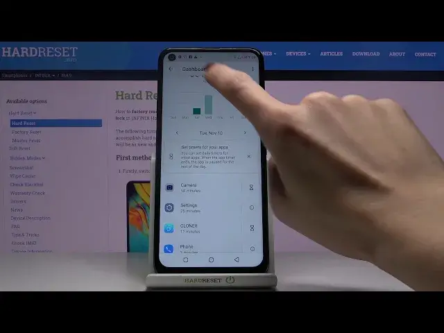 Video thumbnail for How to Check Total Screen Time in Infinix Hot 9 - Find Out Time Spend on Infinix