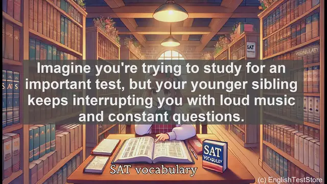 Video thumbnail for 5000 Must Know SAT Vocabulary - Exasperate: Mastering SAT Vocabulary