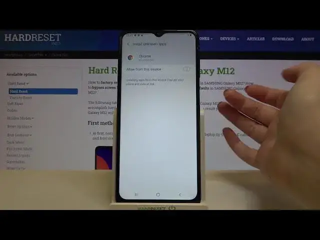 'Video thumbnail for How to Allow App Installation in SAMSUNG Galaxy M12 – Enable Unknown Sources'
