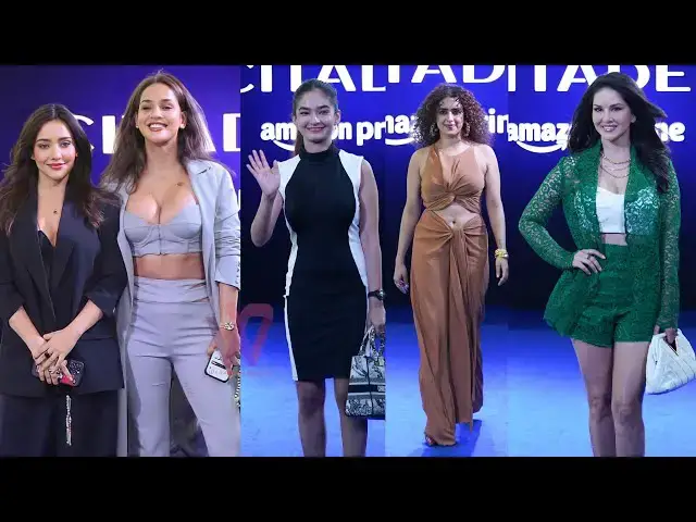 Video thumbnail for Celebrities at Citadel Premiere | Sanaya Malhotra, Anushka Sen, Neha Sharma, Aisha Sharma, Sayani