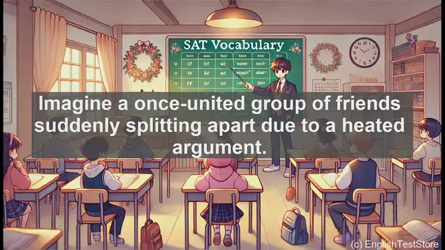 Video thumbnail for 5000 Must Know SAT Vocabulary - SAT Vocab: Disunion - When Unity Falls Apart