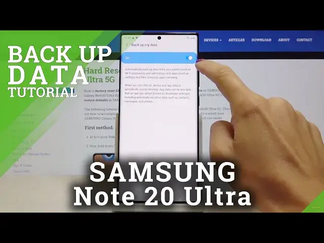 'Video thumbnail for How to Activate Google Backup in SAMSUNG Galaxy Note 20 Ultra – Backup Data'