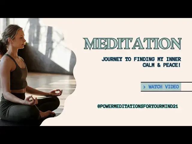 'Video thumbnail for Journey to FINDING MY INNER CALM!'