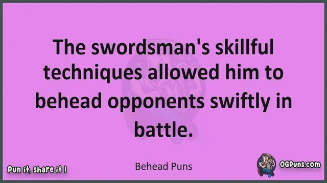 Video thumbnail for Behead - Jokes, Puns, Wordplays, and Laughter