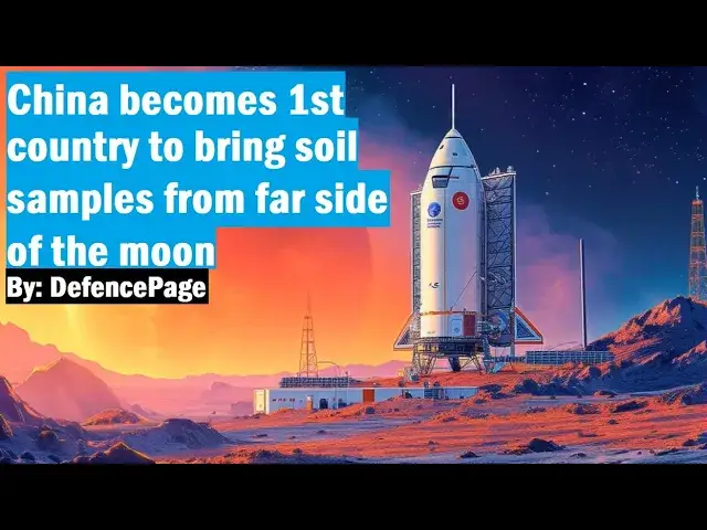 Video thumbnail for China becomes 1st country to bring soil samples from far side of the moon