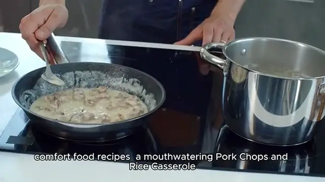 Video thumbnail for Pork Chops & Rice Casserole