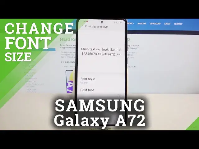 'Video thumbnail for How to Change Font Size on SAMSUNG Galaxy A72 – Resize Displayed Text'