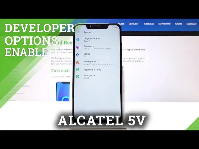 'Video thumbnail for How to Activate Developer Options in ALCATEL 5V - Advanced Settings'