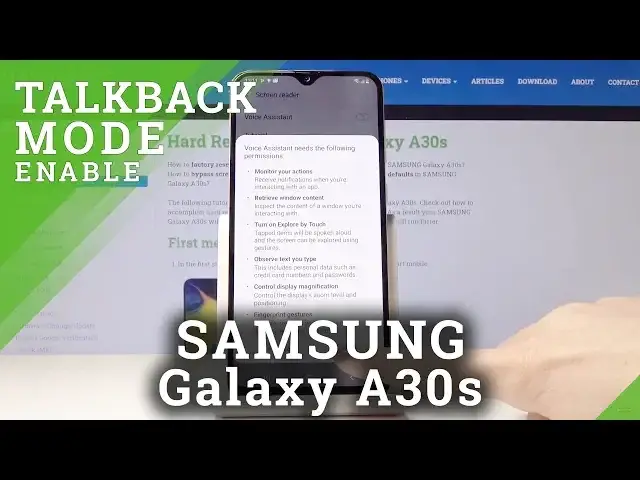 Video thumbnail for How to Enable TalkBack in Samsung Galaxy A30s – Turn On Accessibility Tool