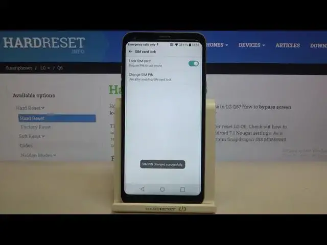 'Video thumbnail for How to Change SIM PIN in LG Q6 – Set SIM Protection'
