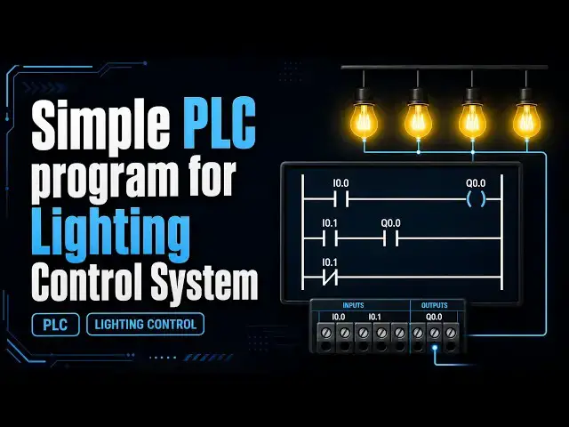 Video thumbnail for Simple PLC program for Lighting Control System