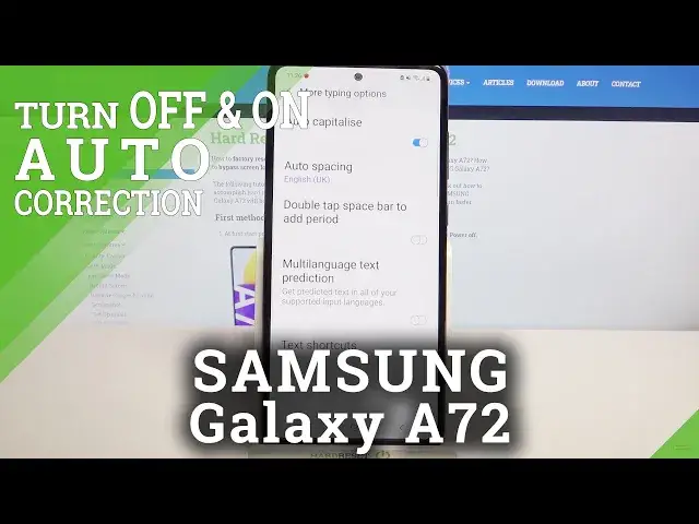 'Video thumbnail for How to Enter Text Correction Options on SAMSUNG Galaxy A72 – Keyboard Options'
