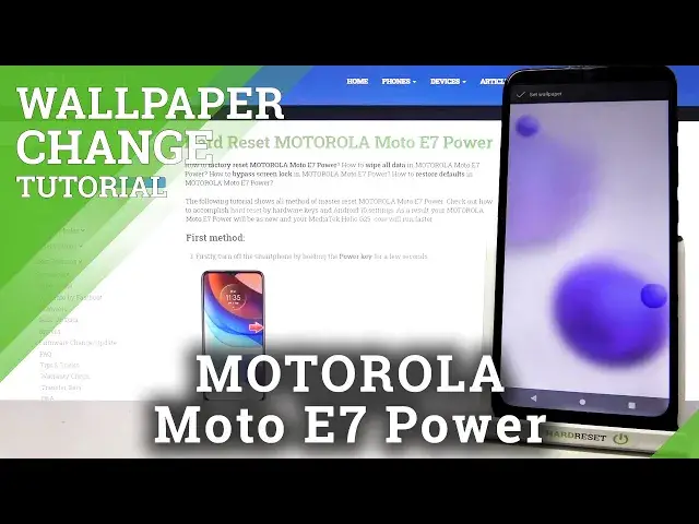 'Video thumbnail for Motorola Moto E7 Power - Default Wallpapers Introduction'
