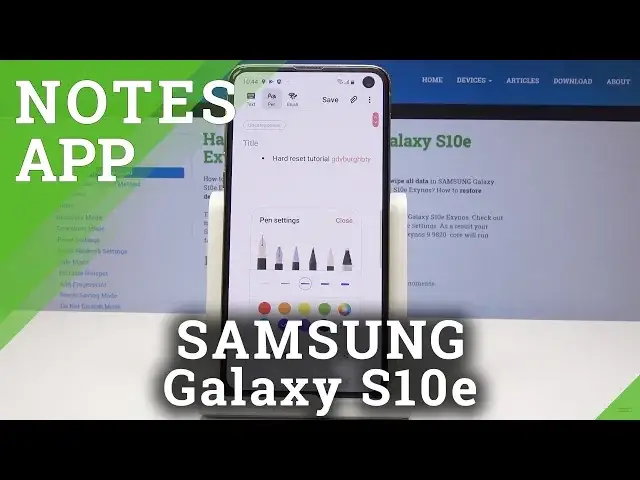 Video thumbnail for How to Use Samsung Galaxy Notes in Samsung Galaxy S10e – Notes App