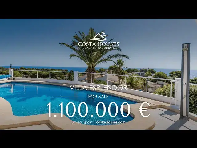 'Video thumbnail for VILLA ESPLENDOR | LUXURY FRONTLINE VILLA WITH PANORAMIC SEA VIEWS IN JAVEA XABIA, ALICANTE SPAIN'