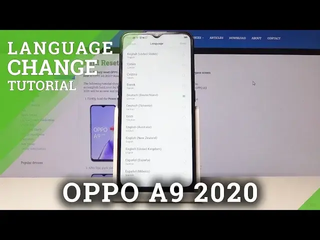 Video thumbnail for How to Change Language in OPPO A9 2020 - Language Settings