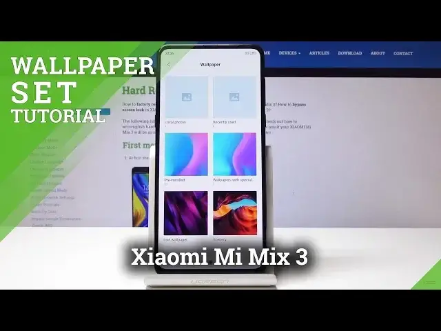 Video thumbnail for Xiaomi Mi Mix 3 CHANGE WALLPAPER