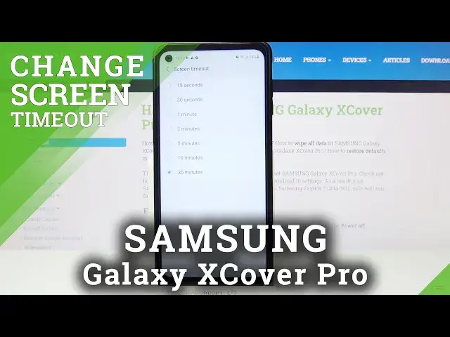 'Video thumbnail for How to Adjust Display Sleep Time in Samsung Galaxy XCover Pro - Change Screen Timeout'