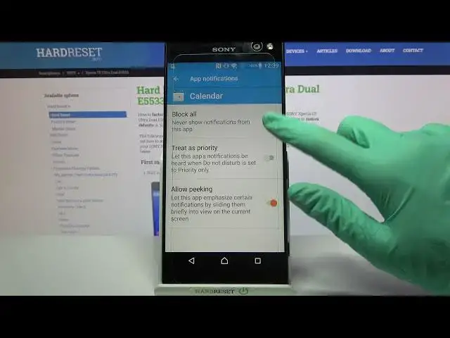 Video thumbnail for How to Change Apps Notifications on Sony Xperia C5 Ultra - Manage Notifications