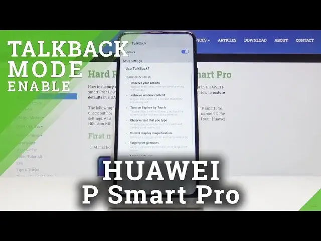 Video thumbnail for How to Use TalkBack Mode in HUAWEI P Smart Pro – Turn Off TalkBack