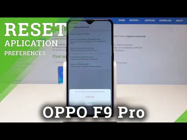 'Video thumbnail for How to Reset App Settings in OPPO F9 Pro - Restore Apps & Apps Data'