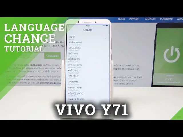 Video thumbnail for How to Set Up Language in VIVO Y71 - Language Settings