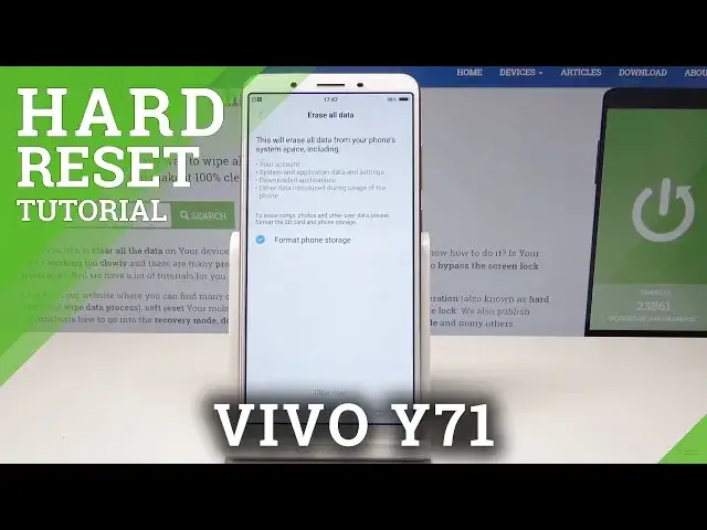 Video thumbnail for FACTORY RESET VIVO Y71 - Delete Content & Settings