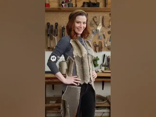 Video thumbnail for #Upcycled #DIYFashion #EcoStyle #SustainableCraft #Handmade #RecycleReuse #Crafting #EcoChic