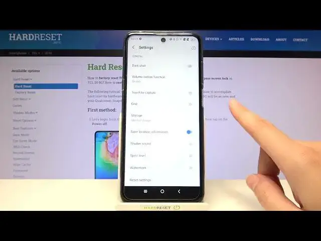 Video thumbnail for How to Turn On/Off Location Tags on TCL 20 5G – Camera Settings