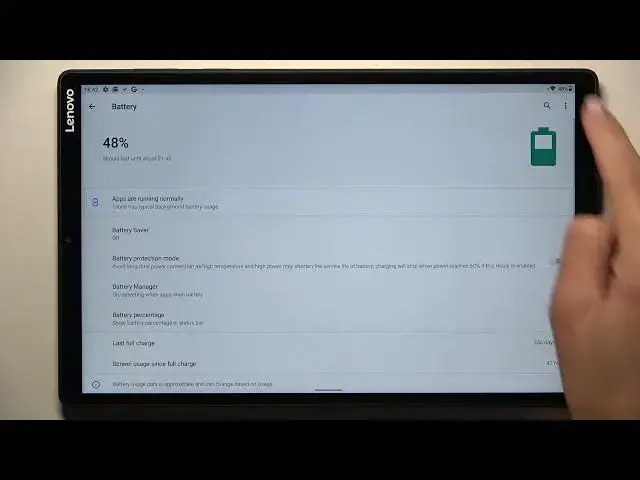 Video thumbnail for LENOVO TAB M10+ How To Add Battery Percentage