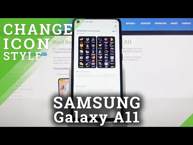 'Video thumbnail for How to Change Icon Style in SAMSUNG Galaxy A11 – Adjust Icon Shape'
