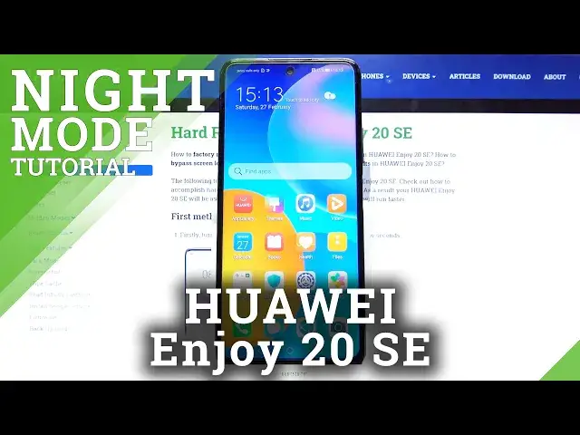 'Video thumbnail for Huawei Enjoy 20 SE Night Mode'