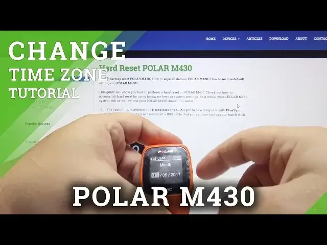 'Video thumbnail for Date & Time Settings in POLAR M430 - How to Change Date in POLAR Smartwatch'