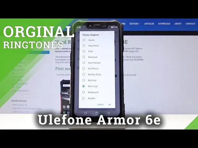 'Video thumbnail for How to Change Ringtone in Ulefone Armor 6e - Ulefone Ringtone List'