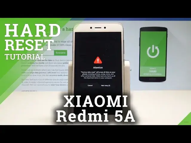 'Video thumbnail for How to Factory Reset XIAOMI Redmi 5A - Format MIUI / Wipe Data |HardReset.Info'