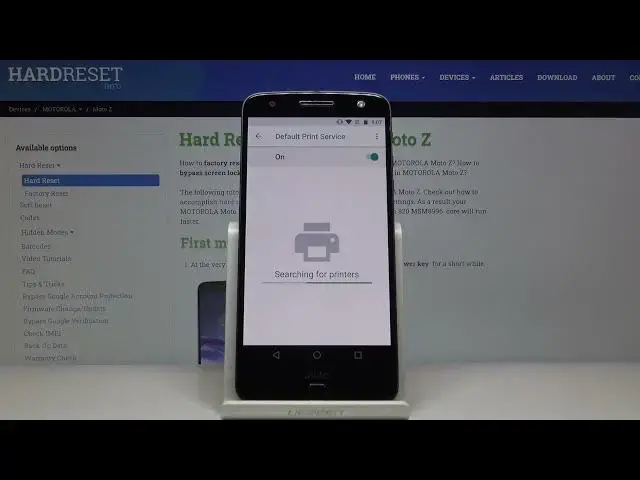'Video thumbnail for How to Connect Printer with MOTOROLA Moto Z – Manage Printer Settings'