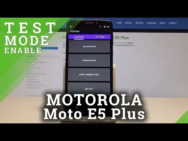 'Video thumbnail for How to Enable Test Mode in MOTOROLA Moto E5 Plus - Hardware Test Menu / CQA Test'