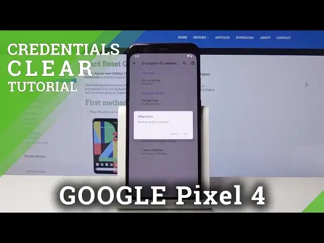 'Video thumbnail for How to Clear Credentials in Google Pixel 4'