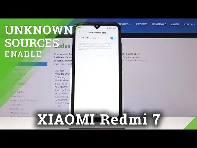 'Video thumbnail for XIAOMI Redmi 7 Allow Installation Apps from Unknown Sources'
