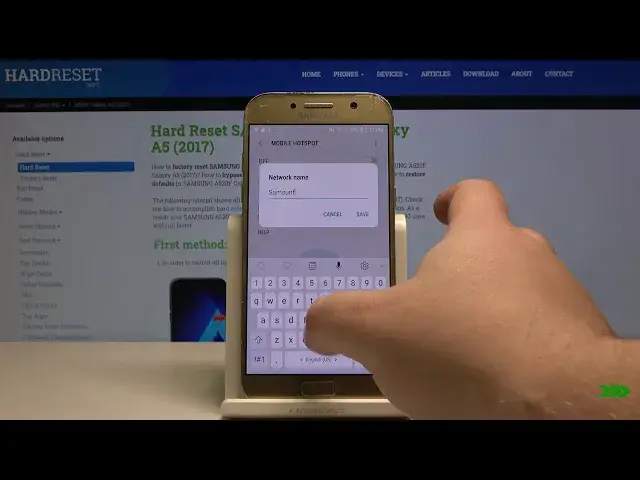 Video thumbnail for How to Share Wi-Fi in Samsung Galaxy A5 2017 – Activate Portable Hotspot
