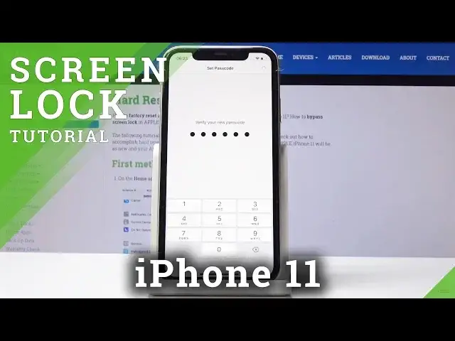 Video thumbnail for How to Add Passcode in iPhone 11 - Set Up Lock Screen