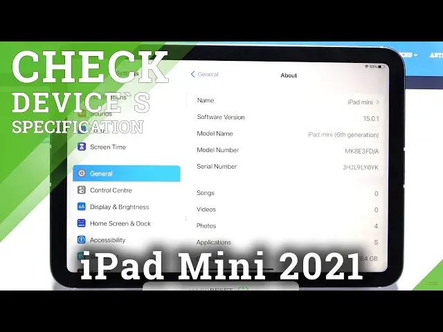 Video thumbnail for How to Check Device Specification in iPad mini (2021) - Enter About Device Panel